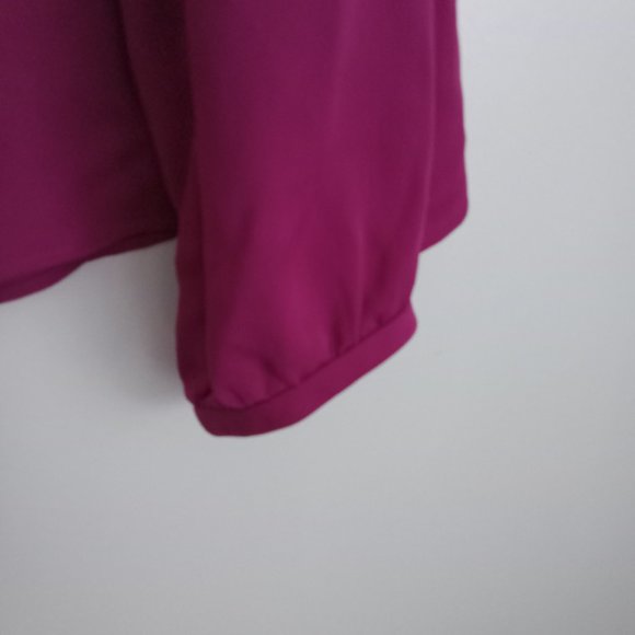 Vintage 90s Silk Lands End top - Picture 4 of 4